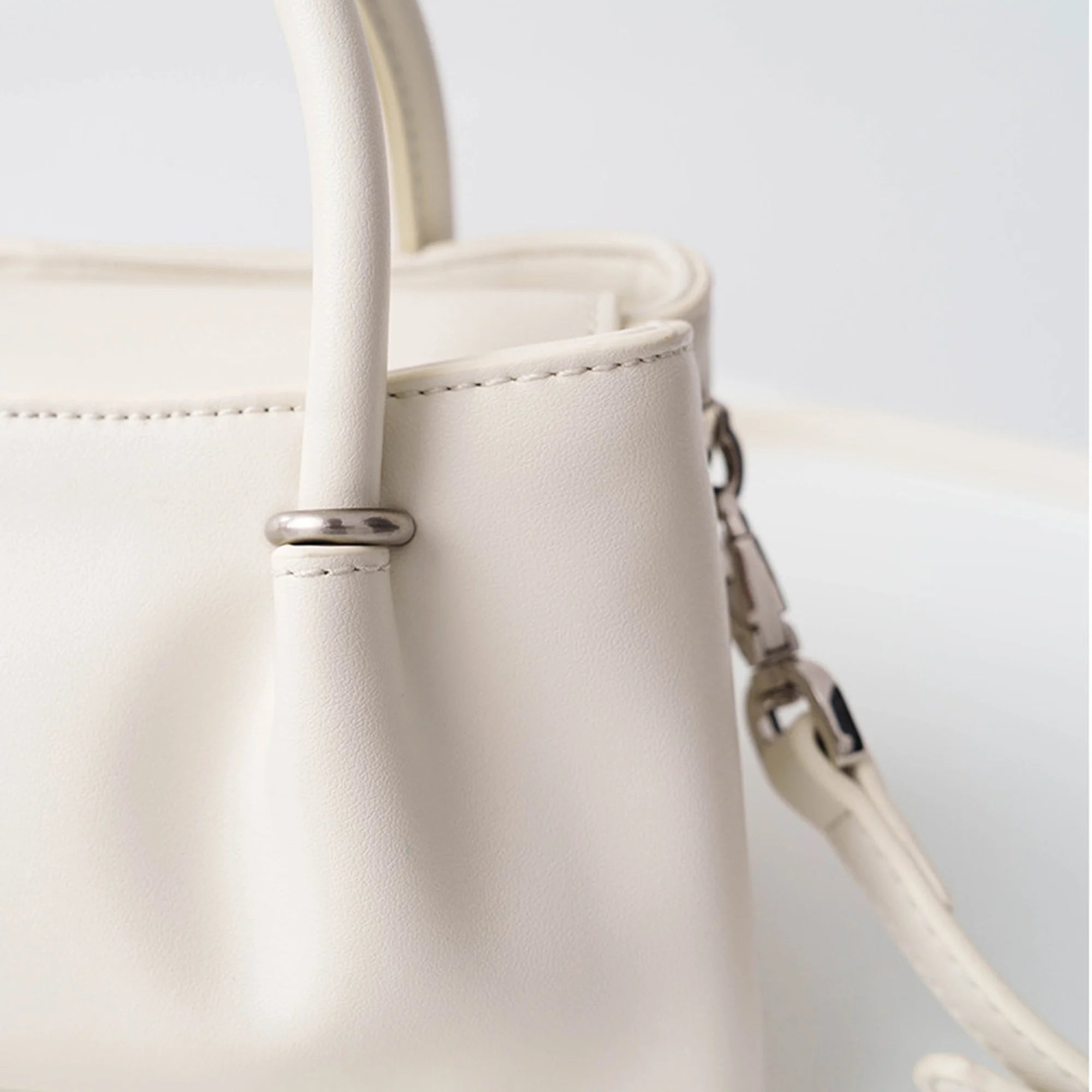 Soft Leather Top Handle Bag