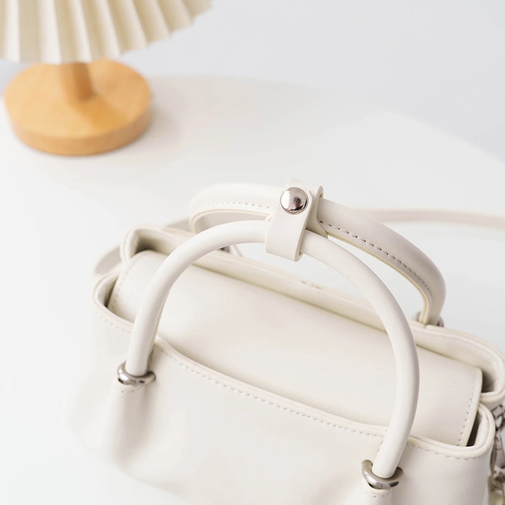 Soft Leather Top Handle Bag