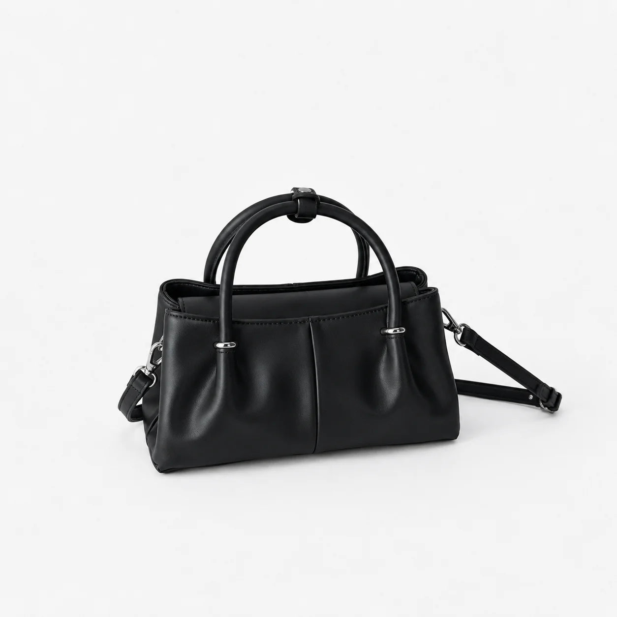 Soft Leather Top Handle Bag