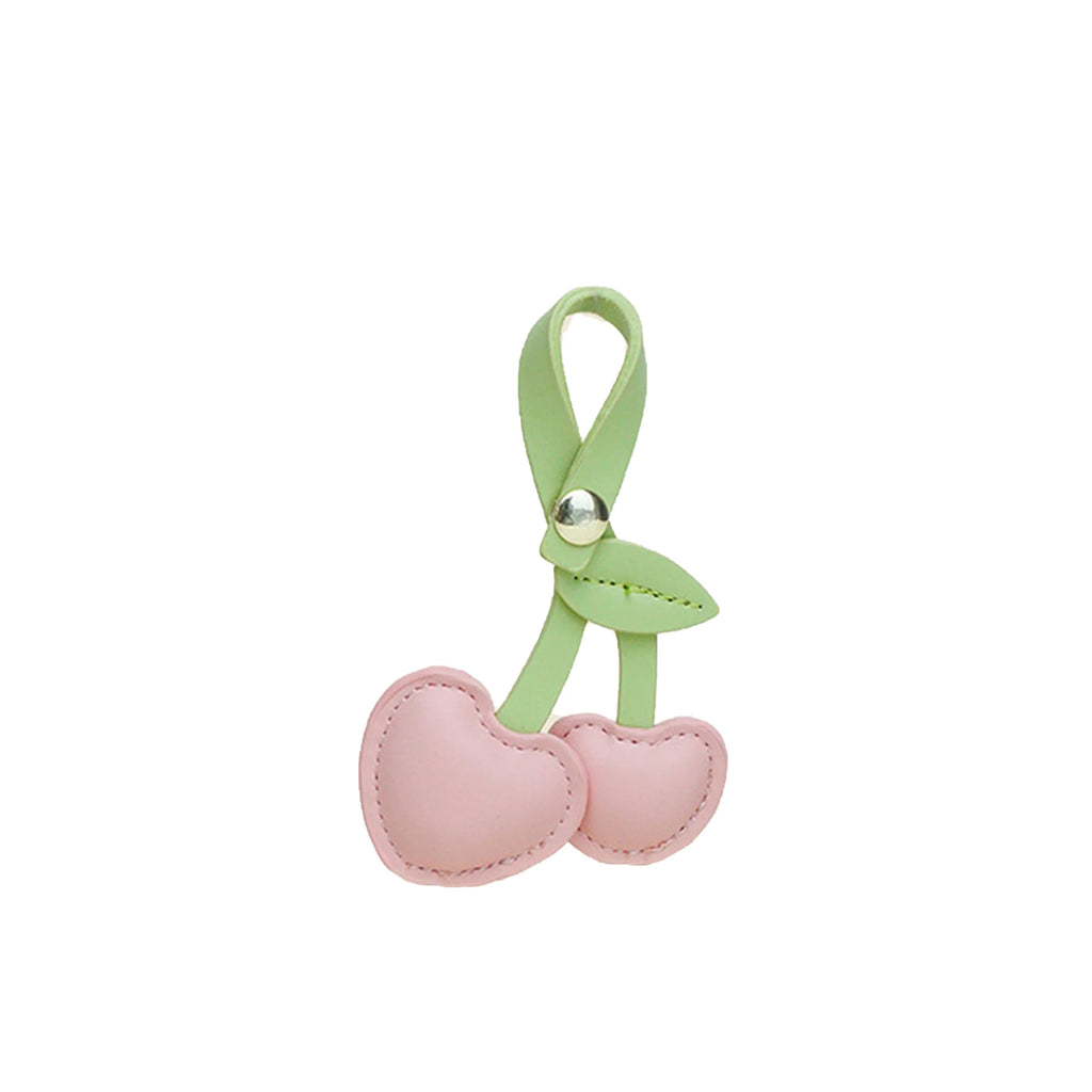Pink Cherries Bag Charm